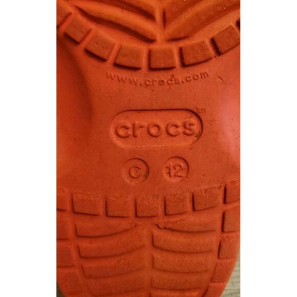 Crocs Red Spider-Man Clog Slip On Shoes Youth Size 12 Red - Picture 9 of 11